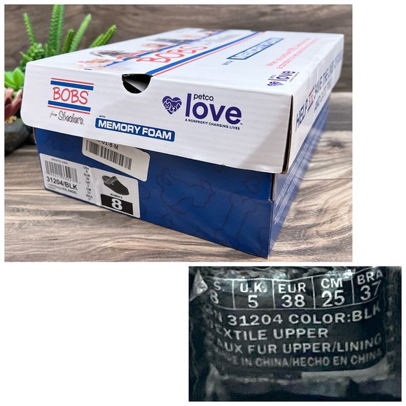 NIB Bobs Skechers Keepsakes 2.0 Faux Fur Sweater Clog Slipper 8M Indoor Outdoor - Picture 10 of 12